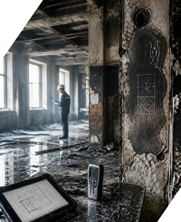 Обследование зданий после пожара в Артёме от 15551 р. | ЭкспертизаРоссия